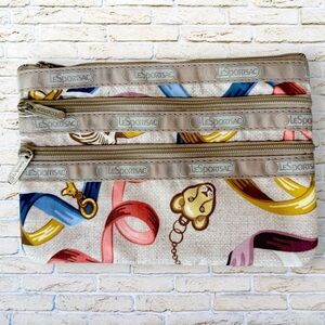 Lesportsac Cosmetic Bag / Pouch / Clutch / Makeup * EUC